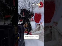 Our Krampus doll from the Christmas market in Salzburg, Austria!