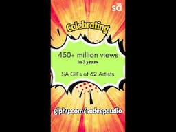 Fun SA GIFs cross 450 million shares with 62 artists in 3 years | @SudeepAudio