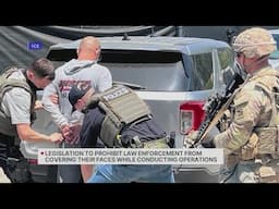 Proposed CA law would prohibit law enforcement from covering their faces