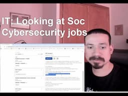 IT: Looking at Soc Cybersecurity jobs