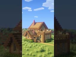 Simple and Nice Wooden Survival House in Minecraft Tutorial