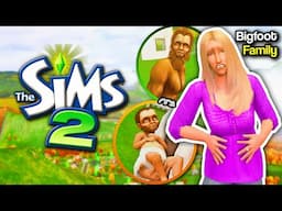 So I let Bigfoot start a family in Sims 2... and it's kind of beautiful?