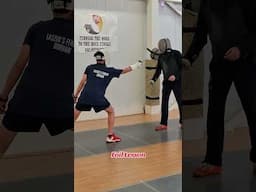 "Sharpening foil skills on the strip with Laszlo! #FencingLife #FoilFencing #TrainHard #EnGarde