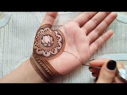 Easy mehndi design | Simple mehndi design front hand | Lotus mehndi design | Mehandi design |Mehendi