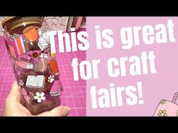 CRAFT FAIR SERIES 2025|GLASS TUMBLERS USING UV DTF| COME SEE HOW THEY TURN OUT!