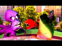 Penguins VS Dave the Octopus | Final Scene | Penguins of Madagascar | CLIP