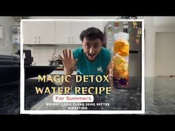 How to make refreshing Summer Detox Water Recipe 🧉🤩for Weight Loss | Clear Skin | Better Digestion |