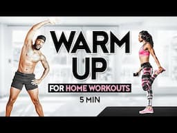 5-MINUTE WARM UP FOR AT-HOME WORKOUTS (Must Do!)