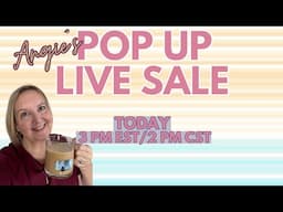 Angie's POP UP LIVE SALE | Purses, Beauty & More | Great Deals