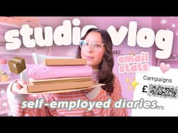 studio vlog 🌸 visiting a craft market, sharing email stats & more on what’s next for the business! 👀