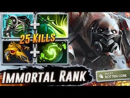 Pudge CARRY MODE 25 Kills Immortal Rank - Dota 2 Highlights & Guides TV
