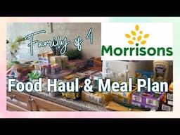 Morrisons Food Haul & Meal Plan | Grocery Haul uk
