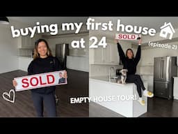 BUYING A HOUSE AT 24! (EP. 2) | closing day, cleaning, packing the condo