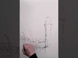 Loose line sketching. Bring energy and rhythm to your urban sketches. #loosesketching #sketchloose