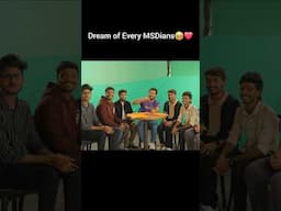 Dream of every MSDians🥹❤ - Finally I Meet Thala Dhoni #msdhoni #mahi #msd
