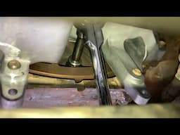 Accessing the torque converter bolts