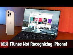 iTunes on Windows - iTunes Not Recognizing iPhone on Windows PC!