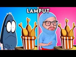 FRIED CHICKEN | Lamput's Funniest Moments Compilation  | Woa Parody