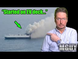 YET ANOTHER cargo ship DESTROYED by EV fire | MGUY Australia