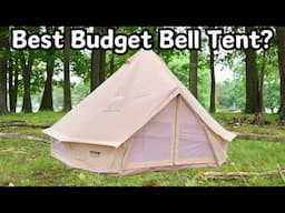 Vevor 4M Canvas Bell Tent Setup And Overview - Is this Hot Tent Big Enough?