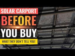MUST know before BUYING a Chiko SOLAR CARPORT