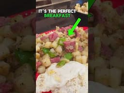 The Easy Way to Make DELICIOUS Corned Beef Hash and Eggs