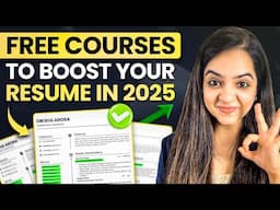 FREE Courses to Boost Your Resume in 2025 (Get Noticed by Recruiters) ✅