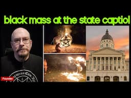 SATANIC GROTTO LEADER PERFORMS BLACK MASS AT KANSAS STATE CAPTIOL BUILDING!! ARRESTED