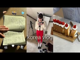 korea vlog: decorating home, how I edit videos, vegan restaurant, how my work day looks like