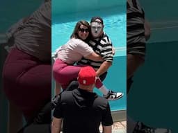 When she skips the handshake and goes full koala 🐨😂 #seaworldmime #tomthemime #funny #shorts