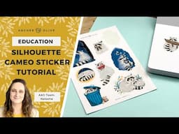 Printing Digital Stickers with Cameo | Full Step by Step Tutorial