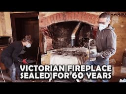 Victorian Kitchen Fireplace Uncovered After 60 Years | Restoration Begins