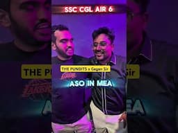 AIR 06 CGL 2024 - Group Topper of THE PUNDITS with Gagan Sir ❣️ #gaganpratapmaths
