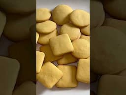 3-Ingredient Butter Cookies Recipe | How to make basic cookies #shortvideo #shorts #short
