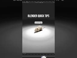 Blender Quick Tips - Better lighting #blender #blender3d #blendertutorial