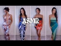 ASMR Summer Try On HAUL 💕 Fabric Sounds & Whispering