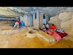 Documentary about nomadic life: cooking traditional food