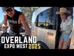 Camping with my Girlfriend at Overland Expo West 2025 | $1 Million Motorhomes vs my DIY Camper