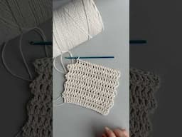 Double crochet stitch #crocheting #doublecrochet #crochetstitches #crochettutorial