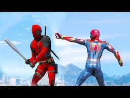 GTA 5 Iron Spiderman Funny Moments - Funny Gameplay Fails Compilation (Active ragdoll physics) 79