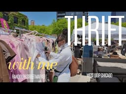 Come Thrift Shopping with Me at Randolph Street Market | Chicago West Loop