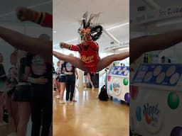 HER JUMP IS AMAZING!! 🔥 #shorts #cheer #stunts