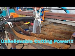 Mind-Blowing Power: 1-Inch Steel vs BTC800XP Plasma Cutter