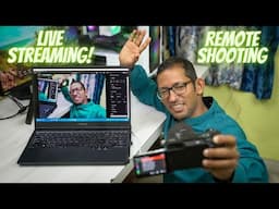 How to do Remote Shooting using Sony Imaging Edge Software & all the settings