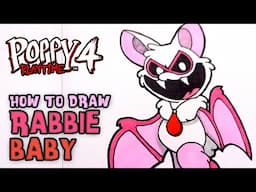 How To Draw RABIE BABY (Nightmare Critters) | Poppy Playtime Chapter 4