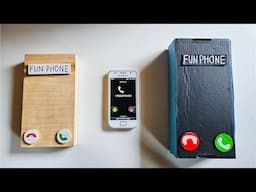 Samsung Galaxy S26 Ultra Wooden vs iPhone 17 Pro Ultra Cardboard Incoming Call
