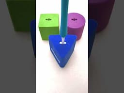 Poking and Squishing Shapes - Oddly Satisfying ASMR 1384 #shorts