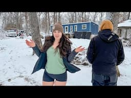 UNEXPECTED Snow STORM Hits the HOMESTEAD | Unprepared Life OFF GRID