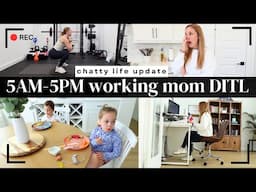 5AM-5PM Working Mom Day in the Life + Chatty Life Update | Working Mom Routine | Amanda Fadul