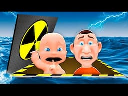 Baby & Daddy Build SECRET UNDERWATER BUNKER!